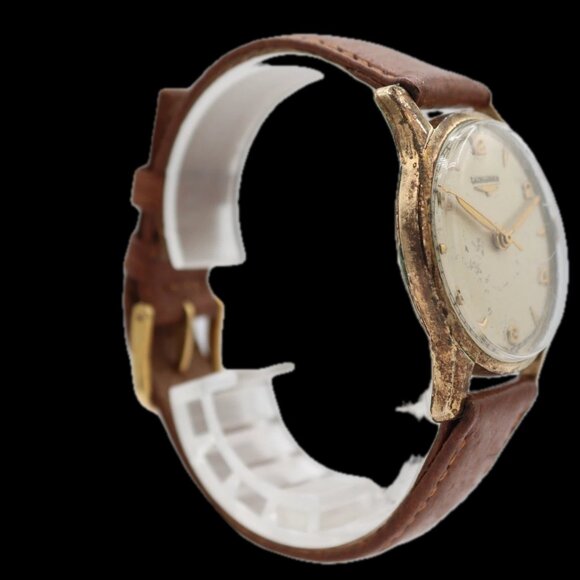 Vintage Longines 17 Jewel Men\'s Mechanical Wristwatch 23ZS Swiss 10k GF main image 4